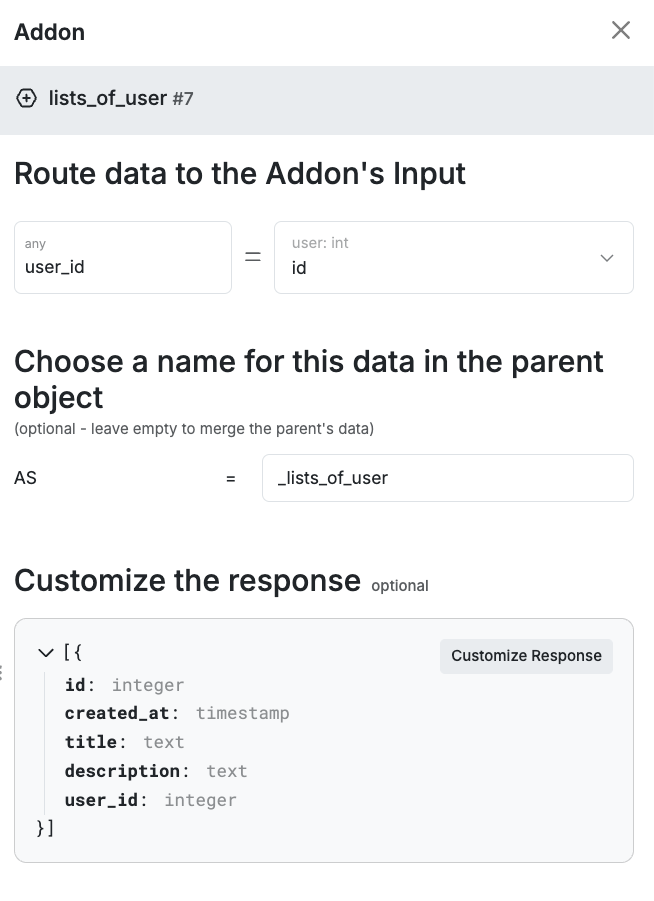 Addons in Xano - Xano Documentation