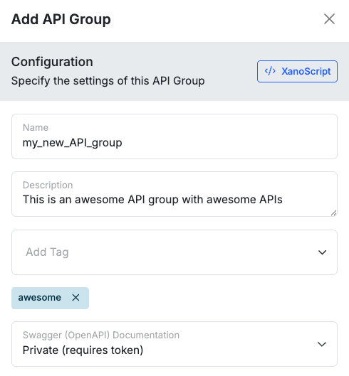 Building APIs in Xano - Xano Documentation