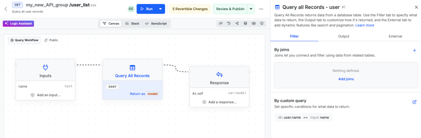 Building APIs in Xano - Xano Documentation