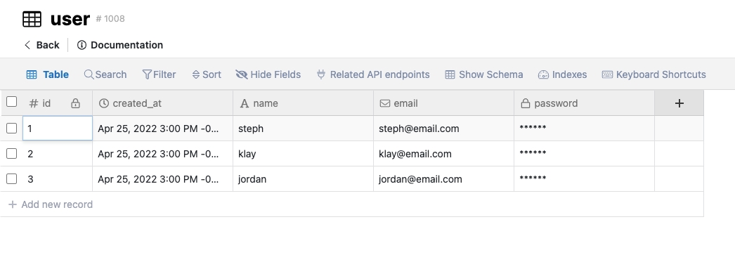 Separating User Data - Xano Documentation