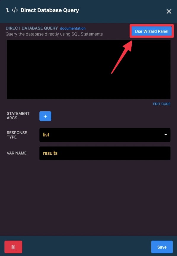 Direct Database Query - Xano Documentation