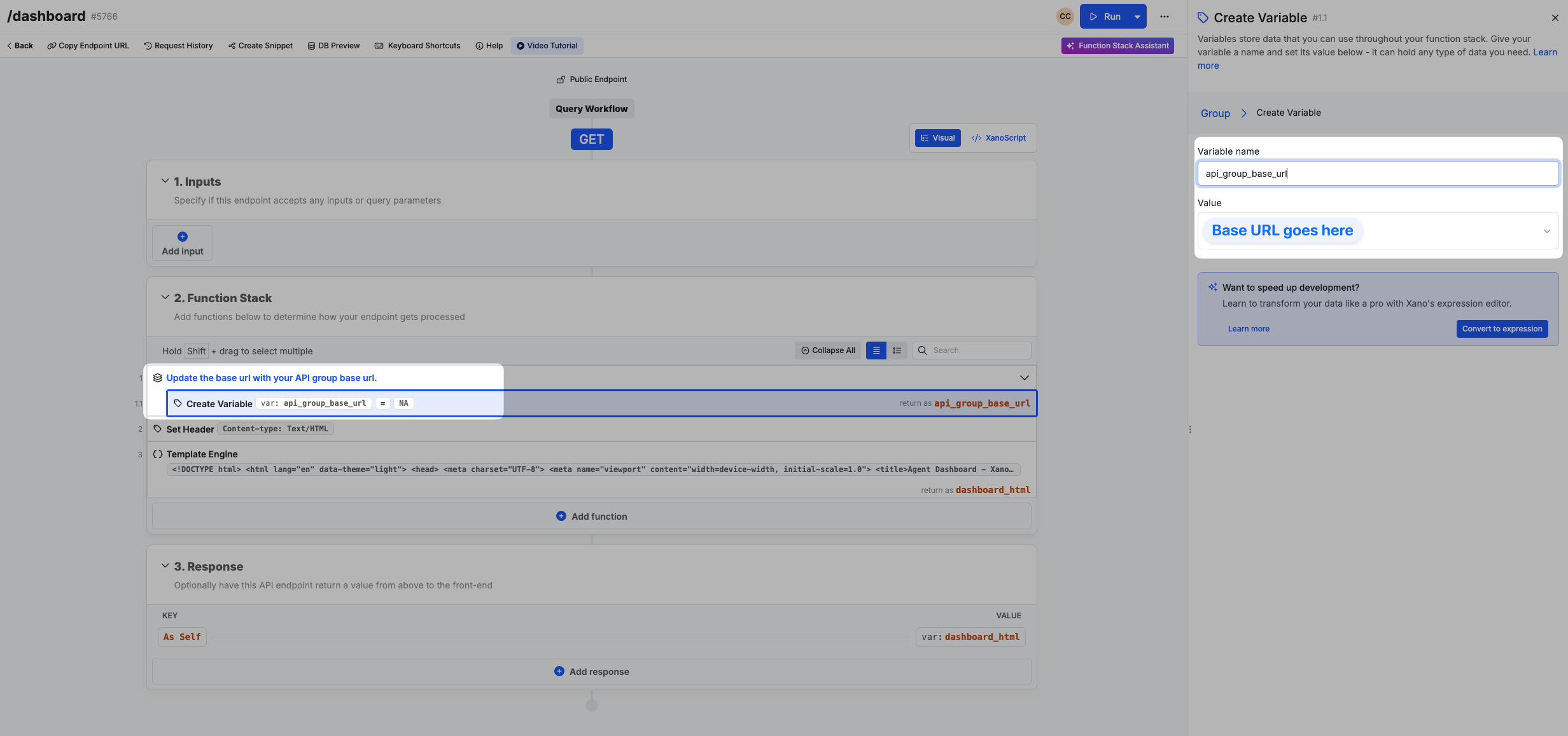 Templates - Xano Documentation