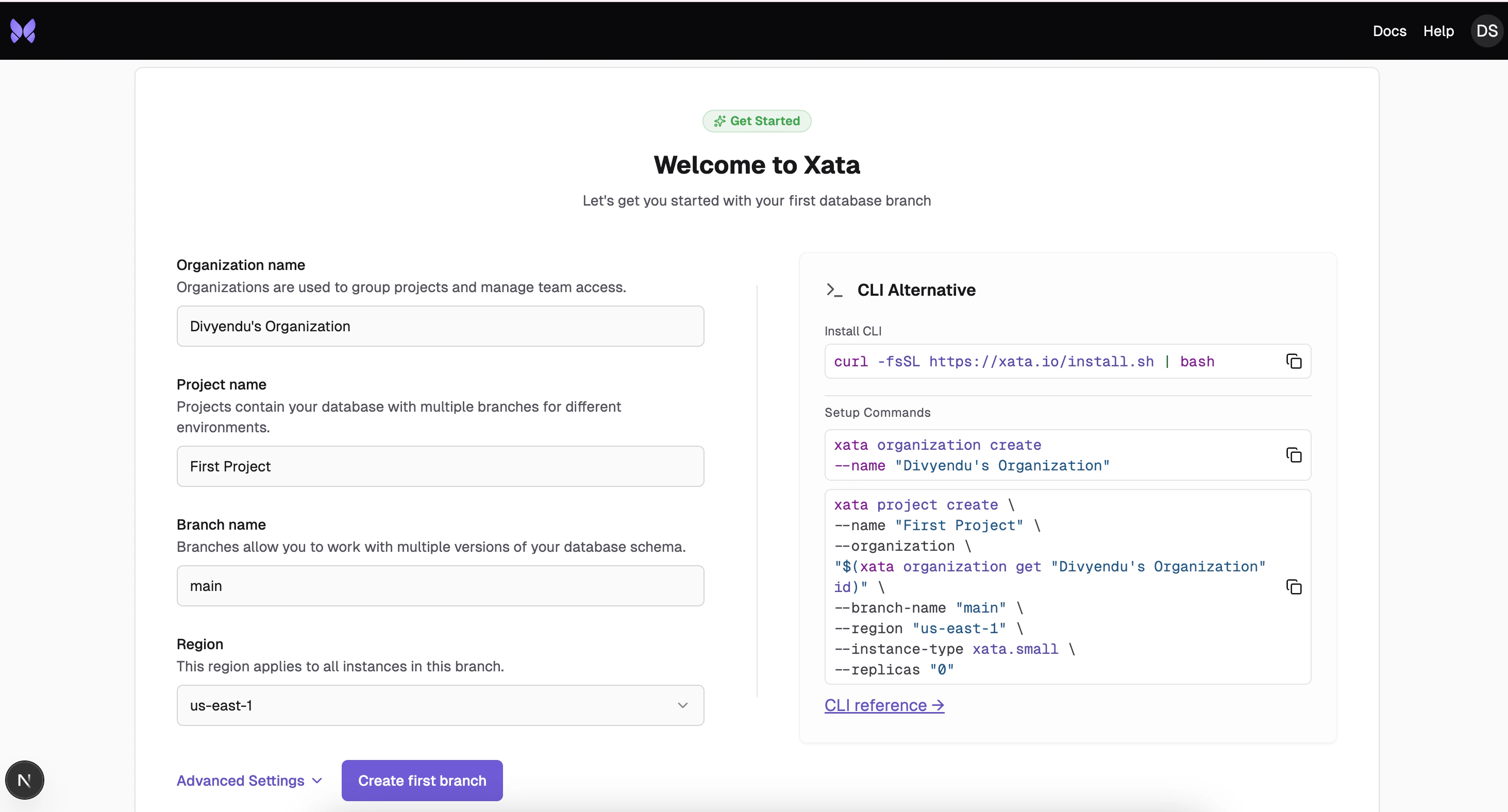 Simplified onboarding