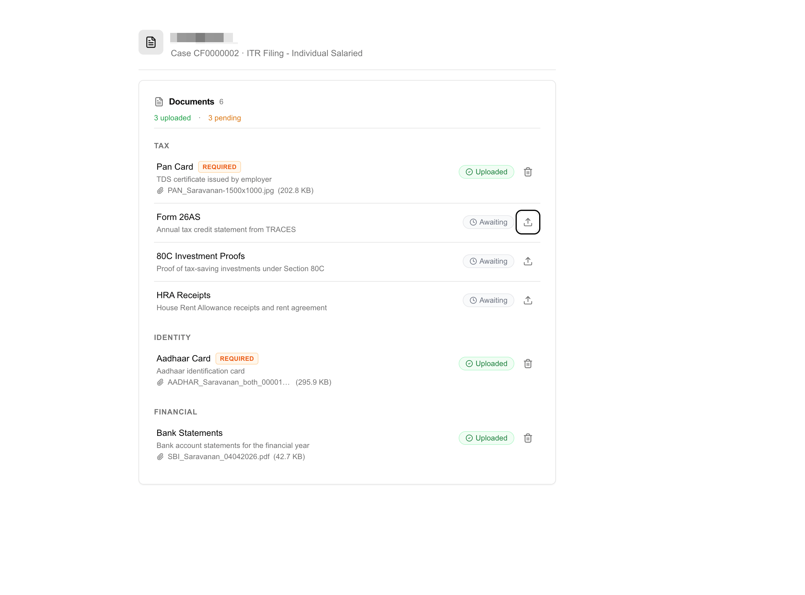 Email client view