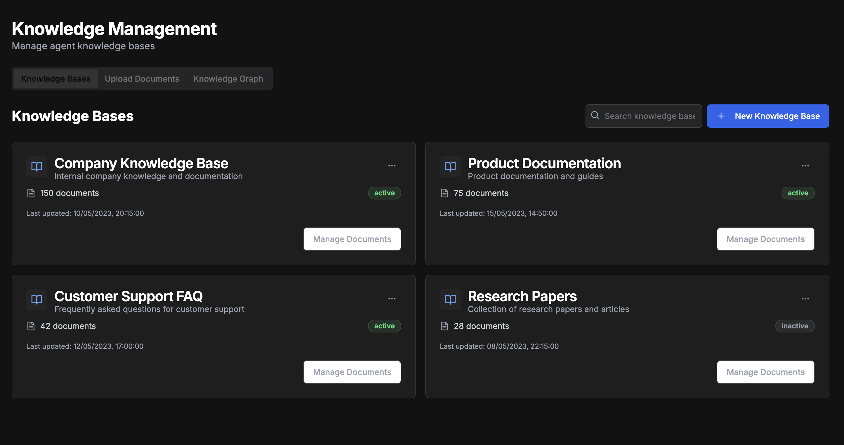 Xenovia Knowledge Management Interface
