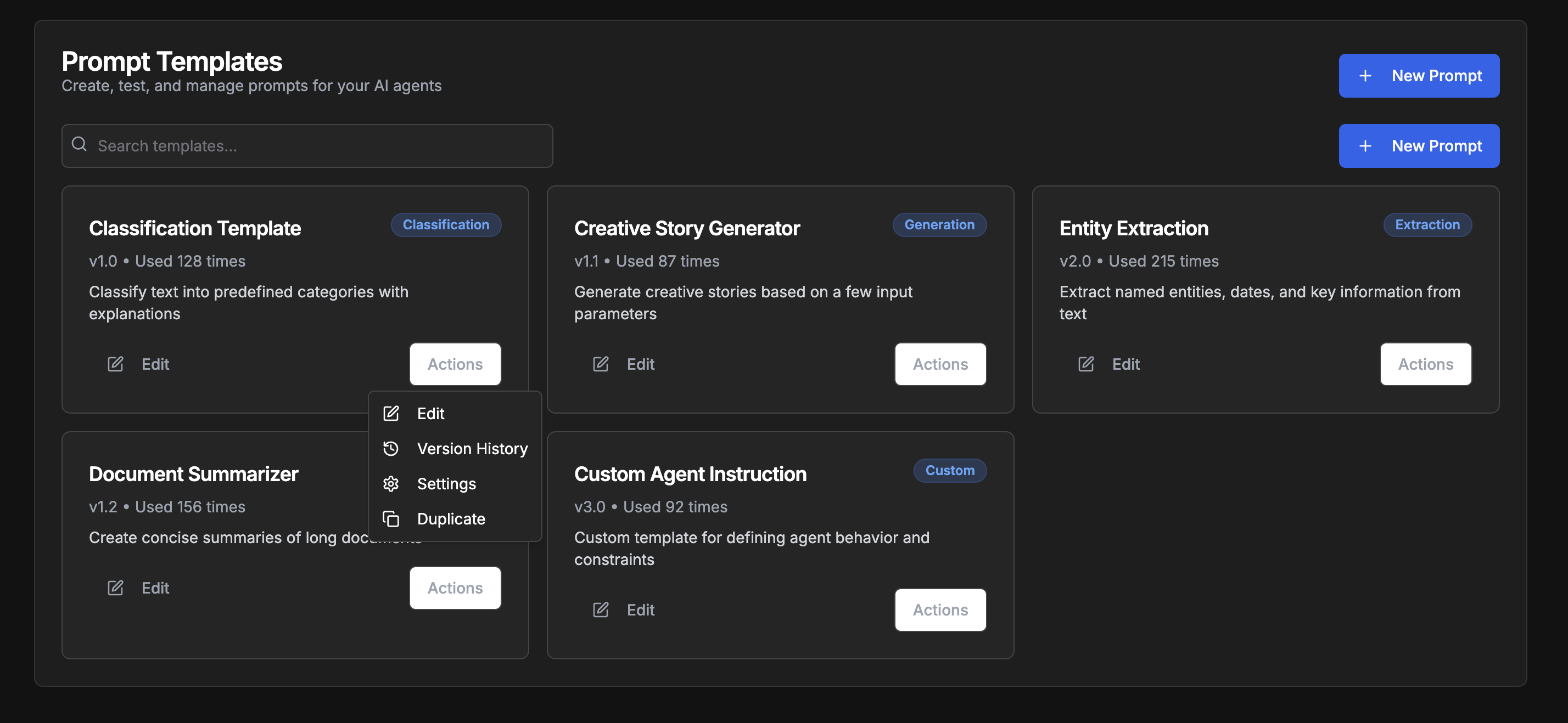 Xenovia Prompts Editor