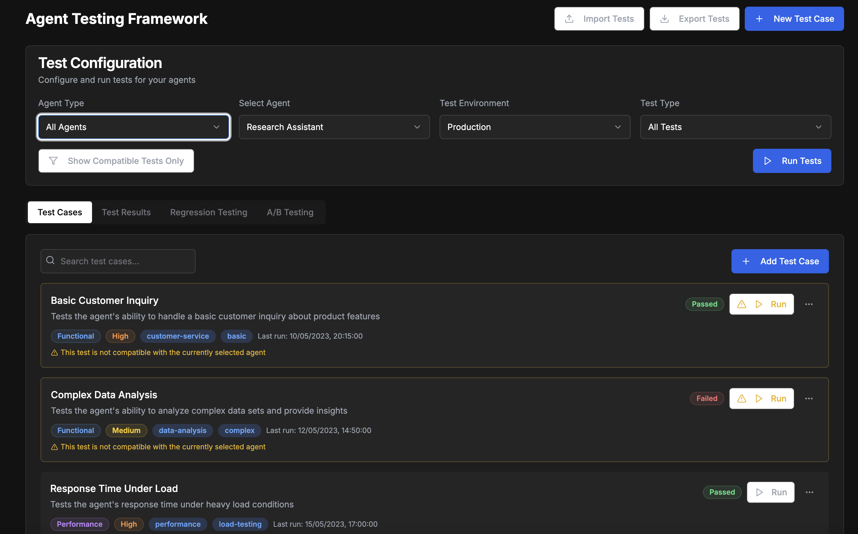 Xenovia Testing Framework