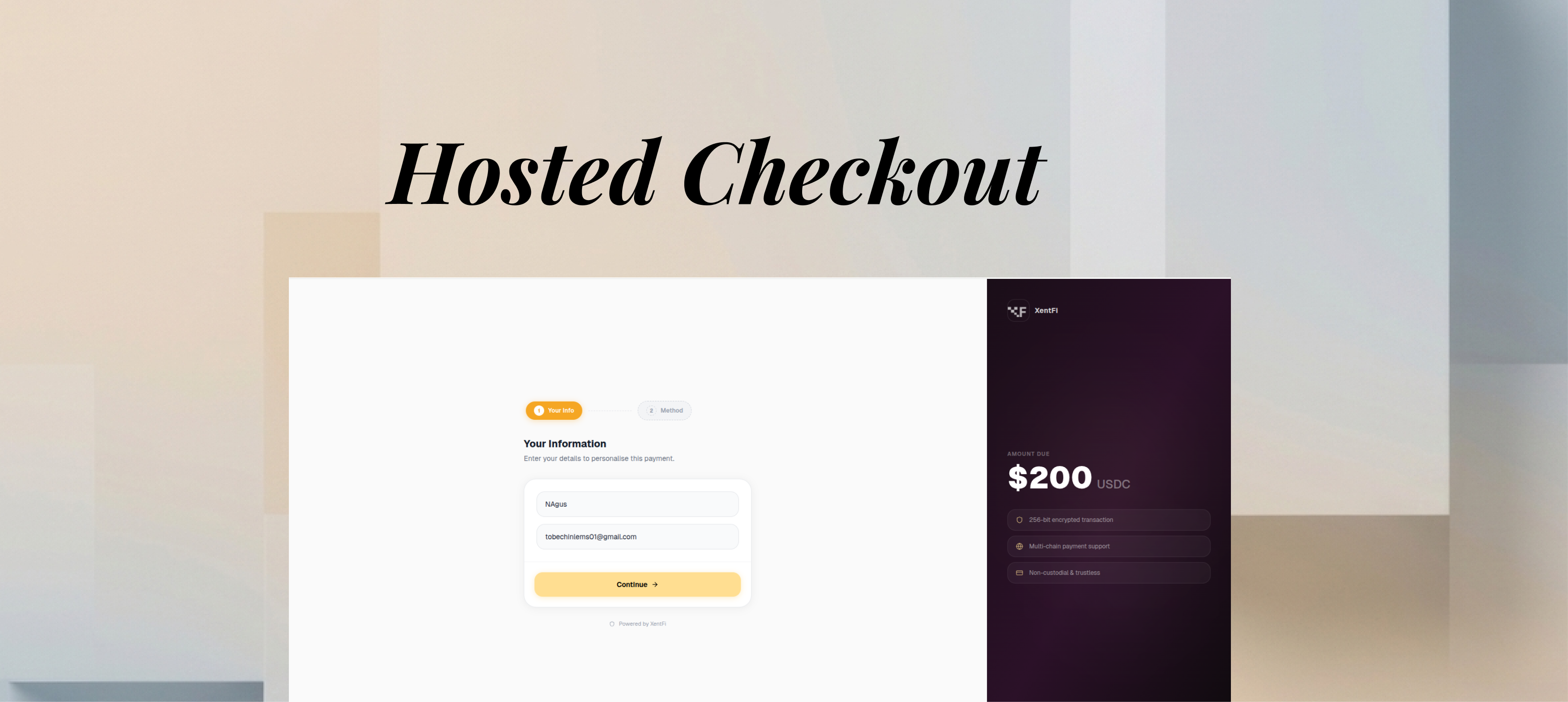 Hosted Checkout Preview
