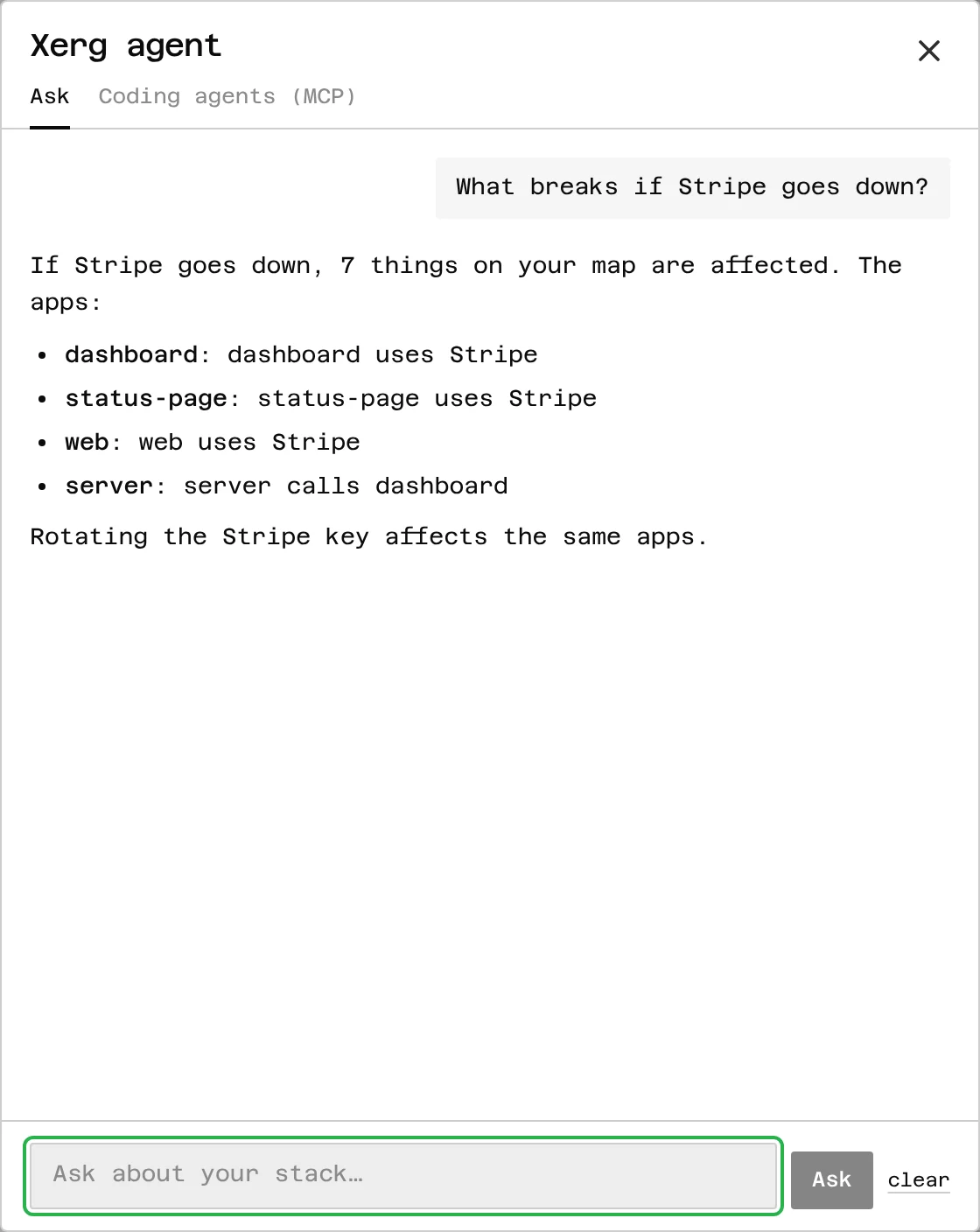 Ask Xerg, answering a question about the map