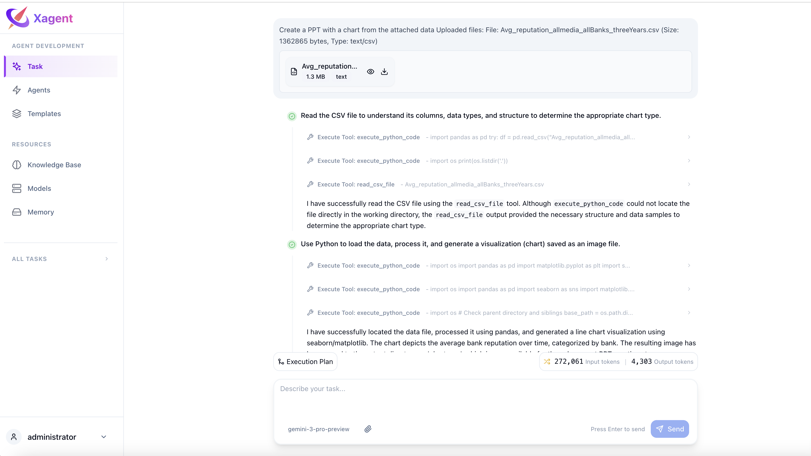 Task Execution Interface