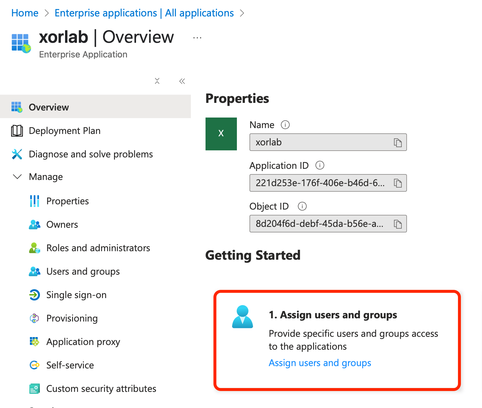 Assign users and groups
