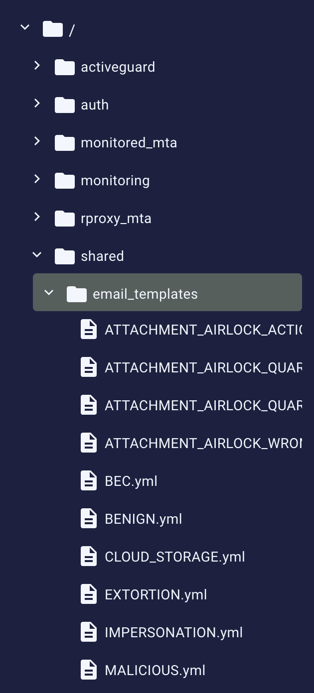 Email templates in Expert Editor