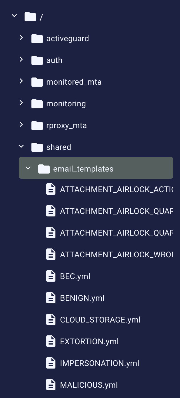 Email templates in Expert Editor