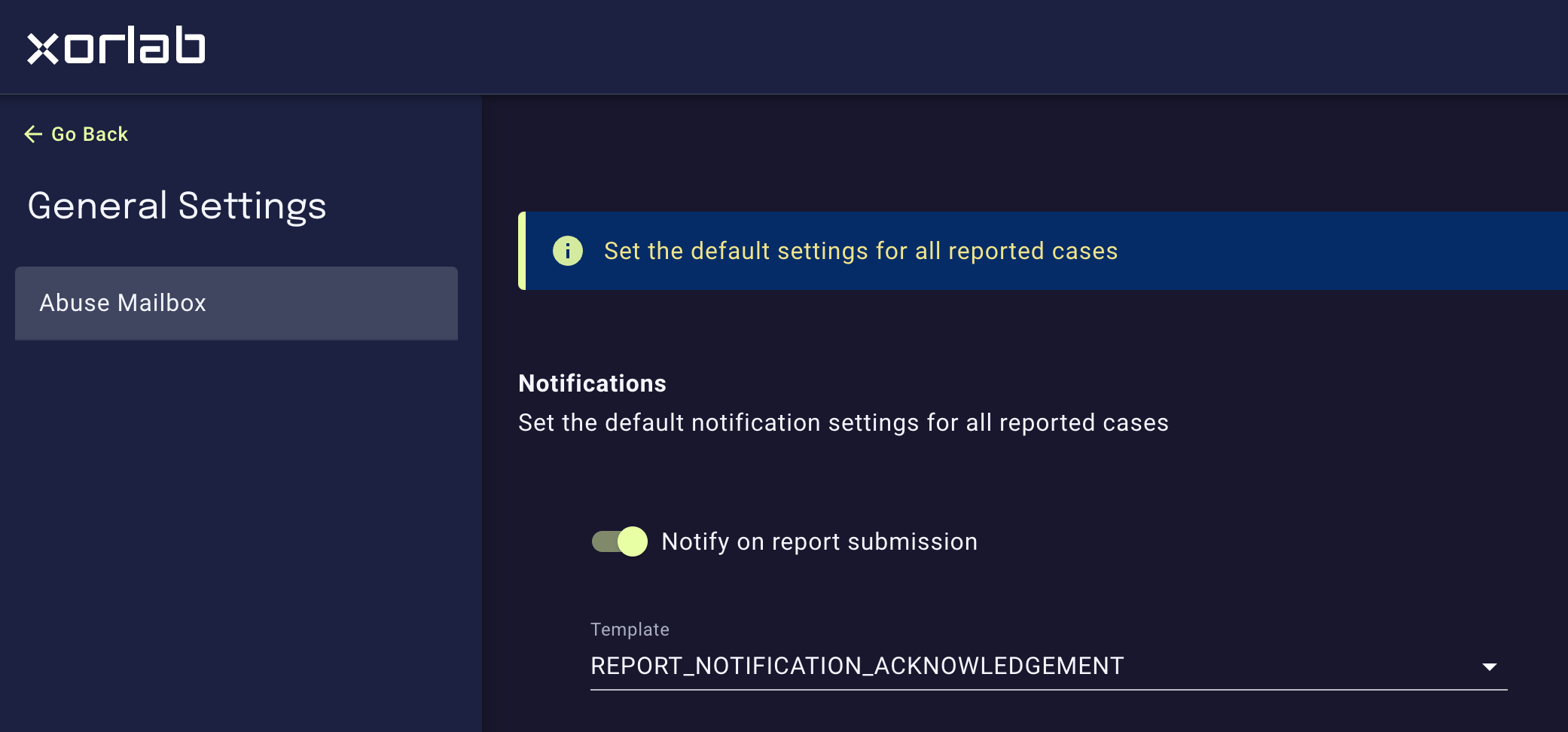 General Settings