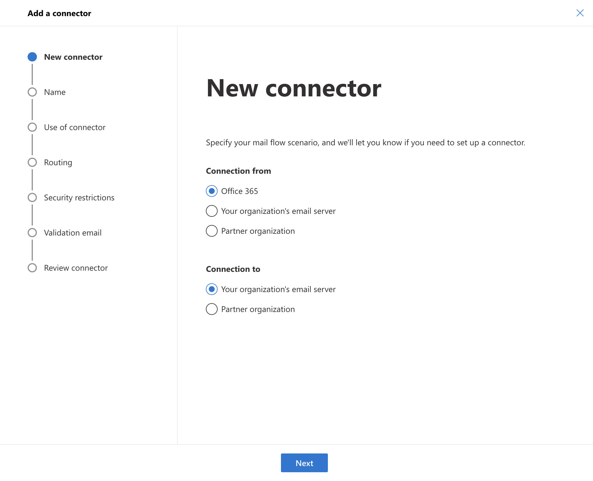 New connector from M365