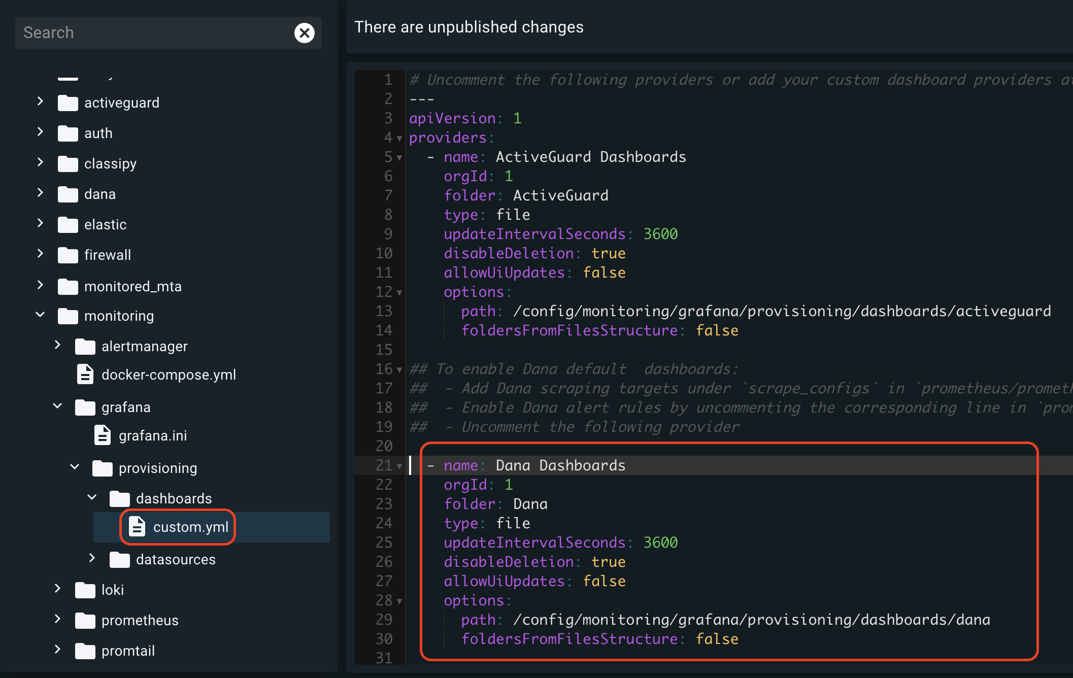 Enabling the Sandbox provider