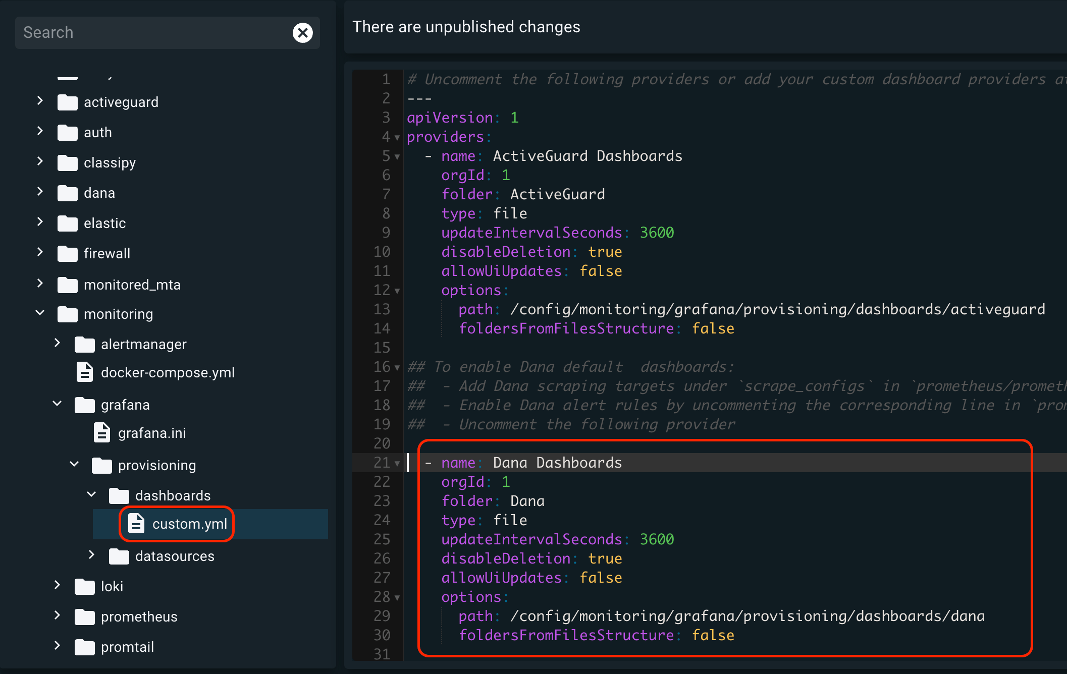 Enabling the Sandbox provider
