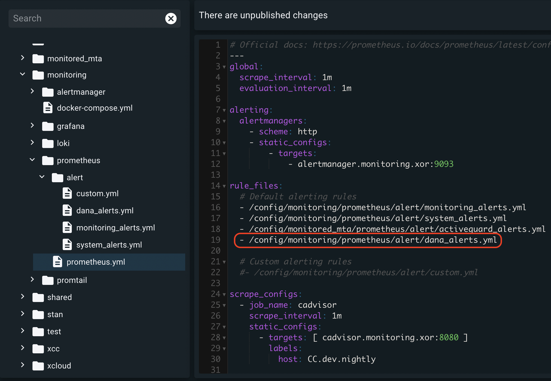 Enabling the Sandbox rule file