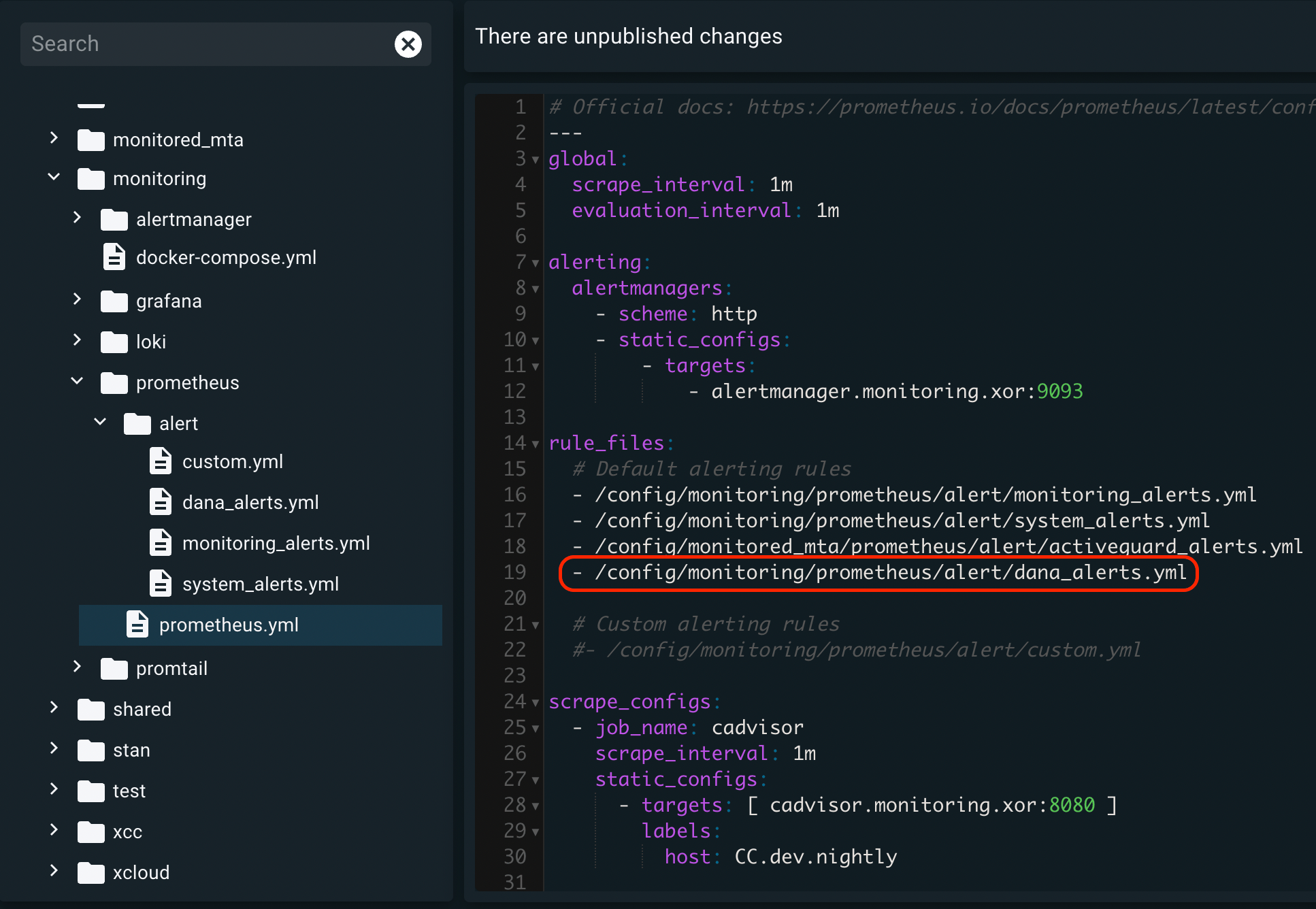 Enabling the Sandbox rule file