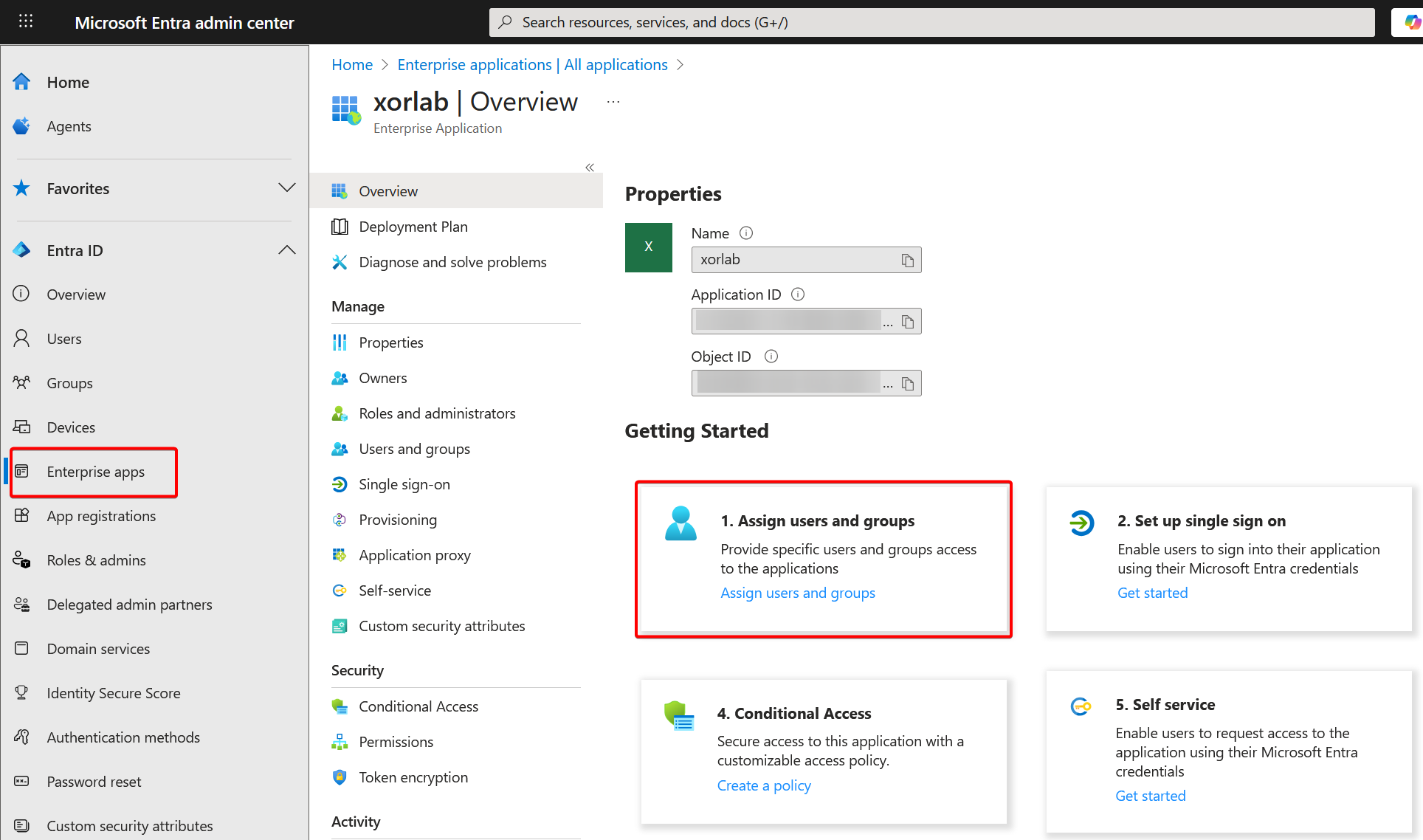 Assign users and groups