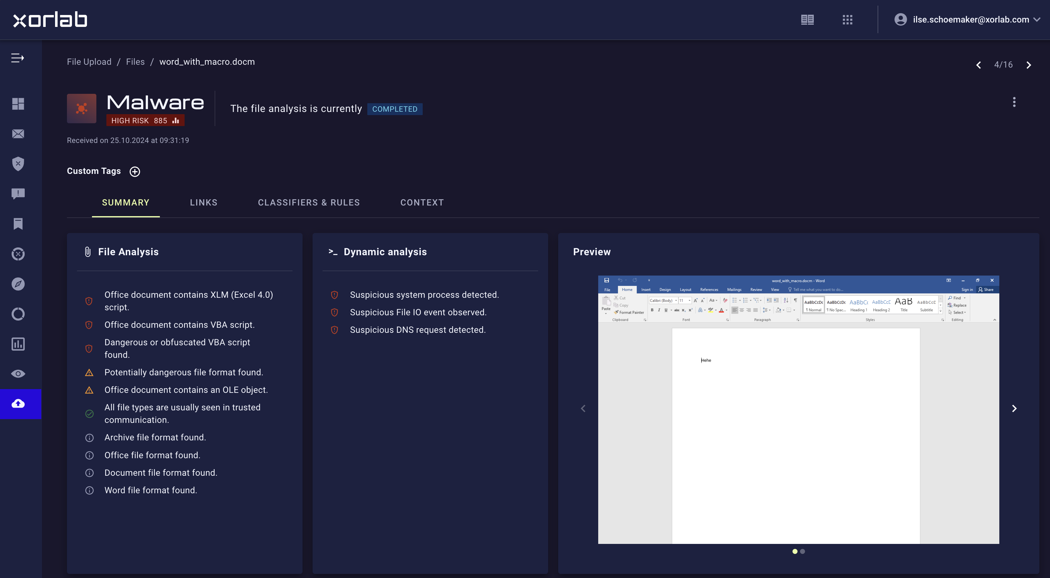 Analyzed file details