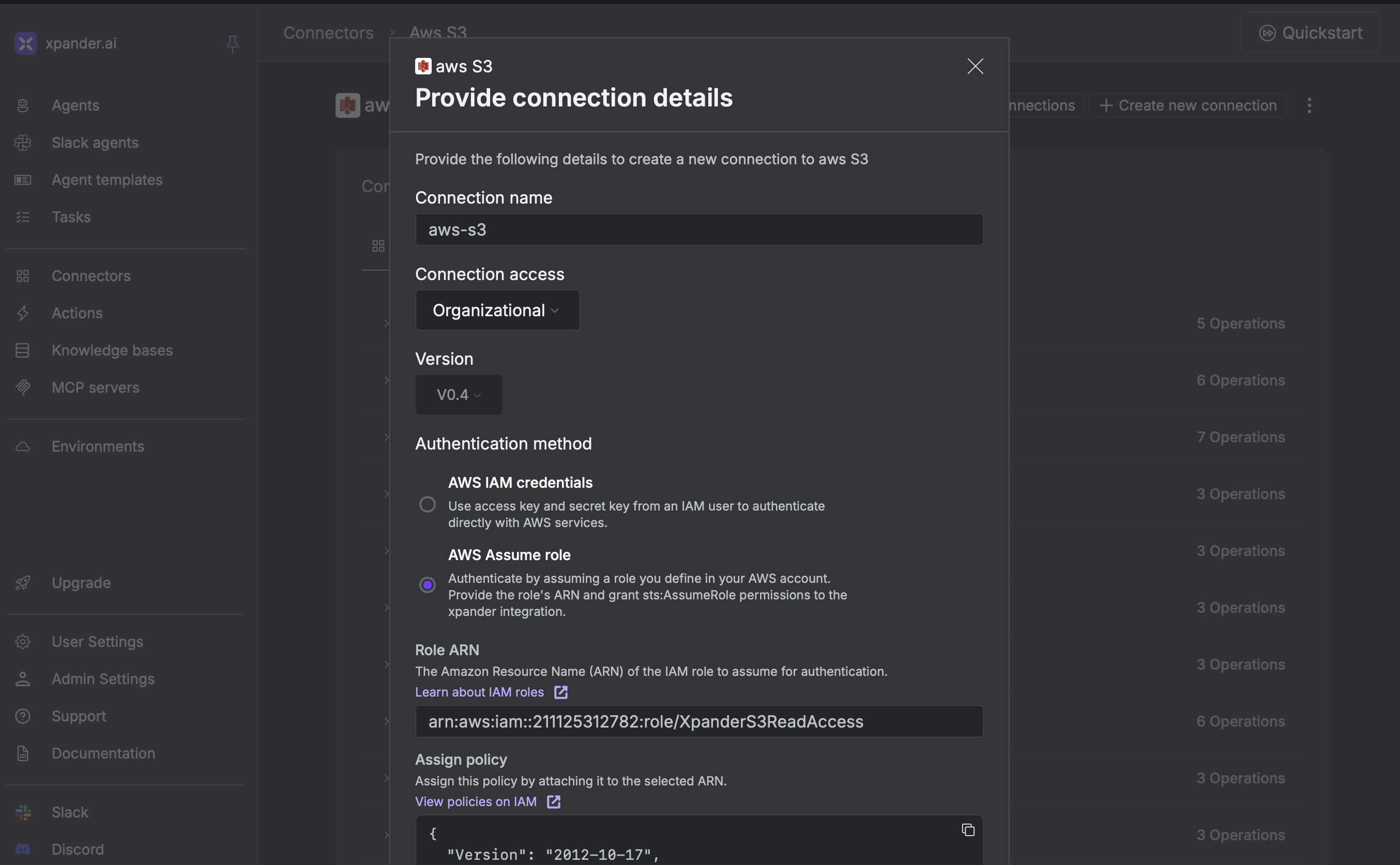 AWS IAM Role Configuration
