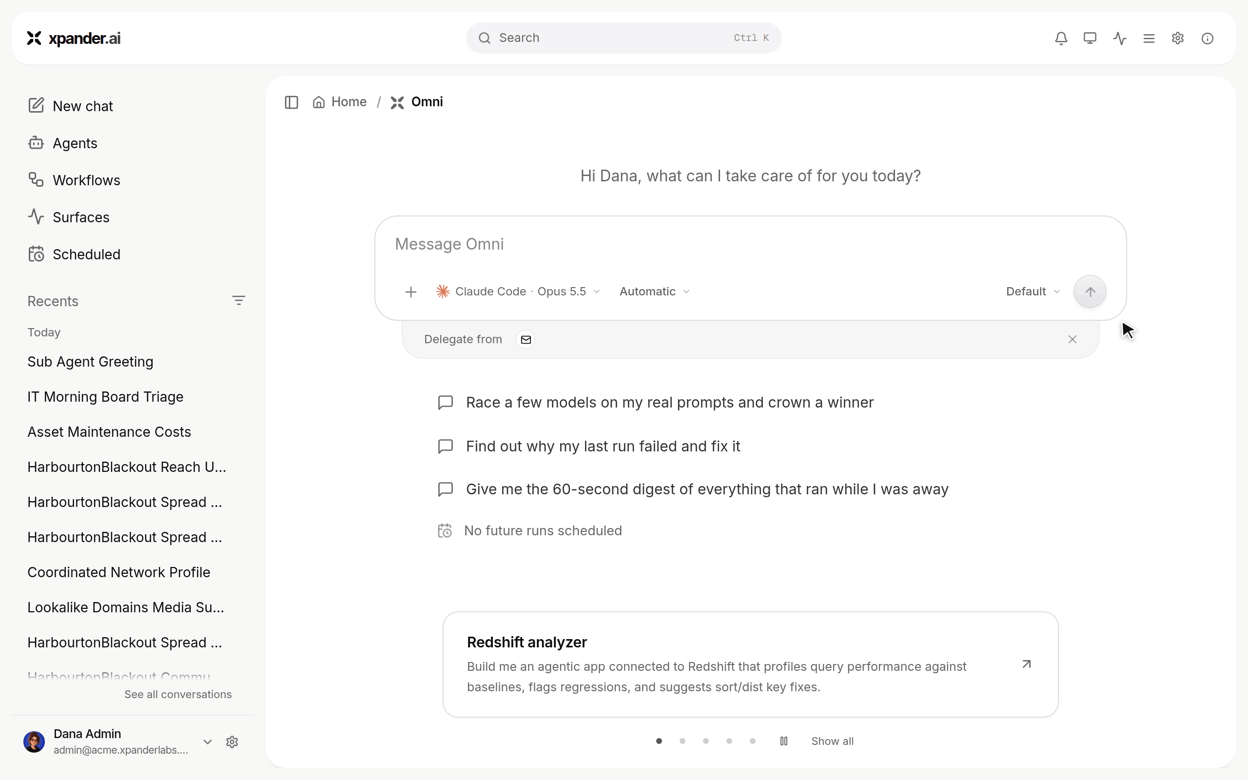 Sidebar navigation, the sidebar edge dragged wider and back, then the Recents filter menu with Agents, People, Source, Status and Date