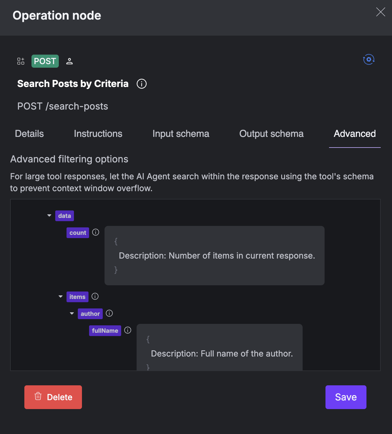 Advanced Filtering Options