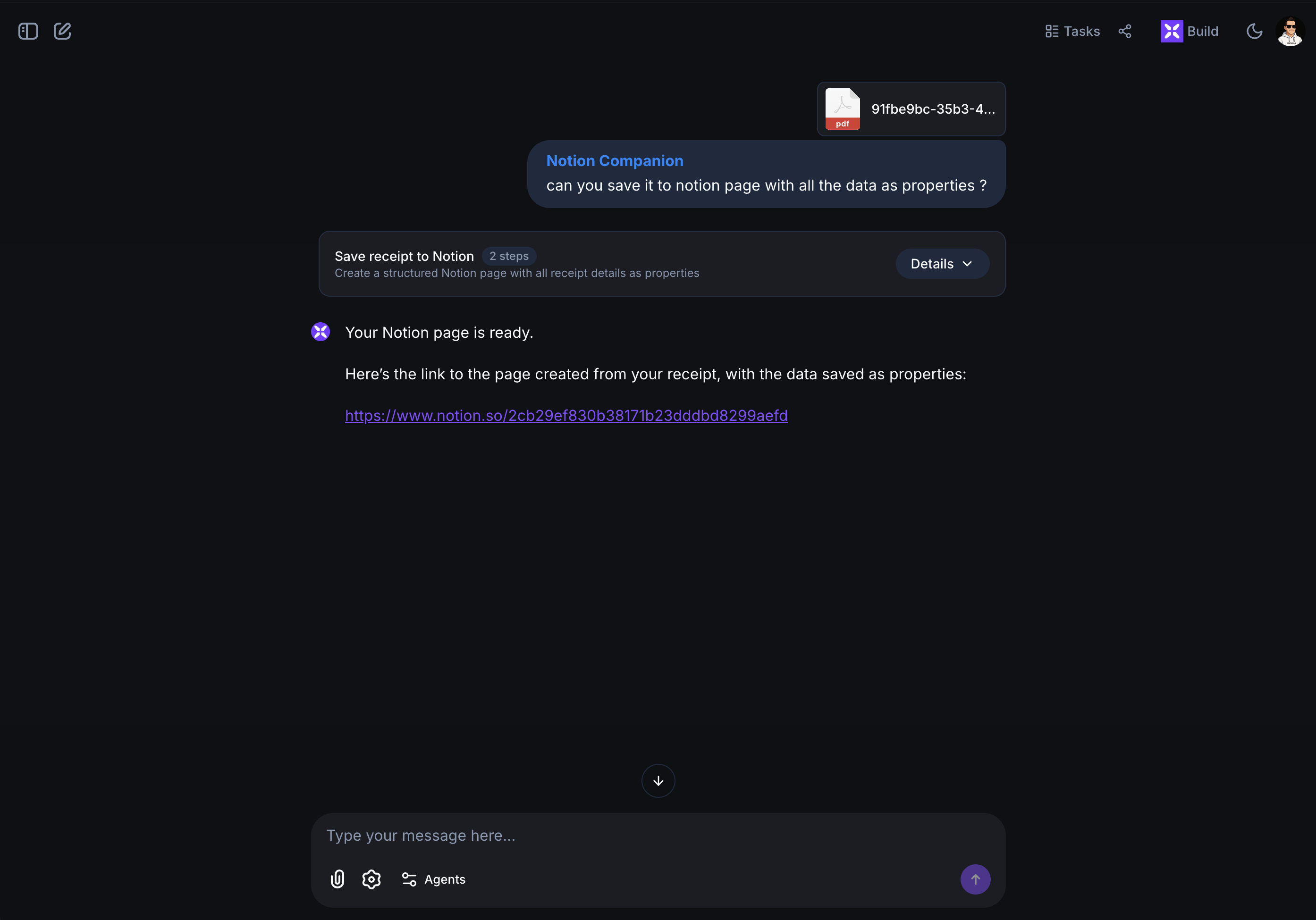 Notion multimodal example