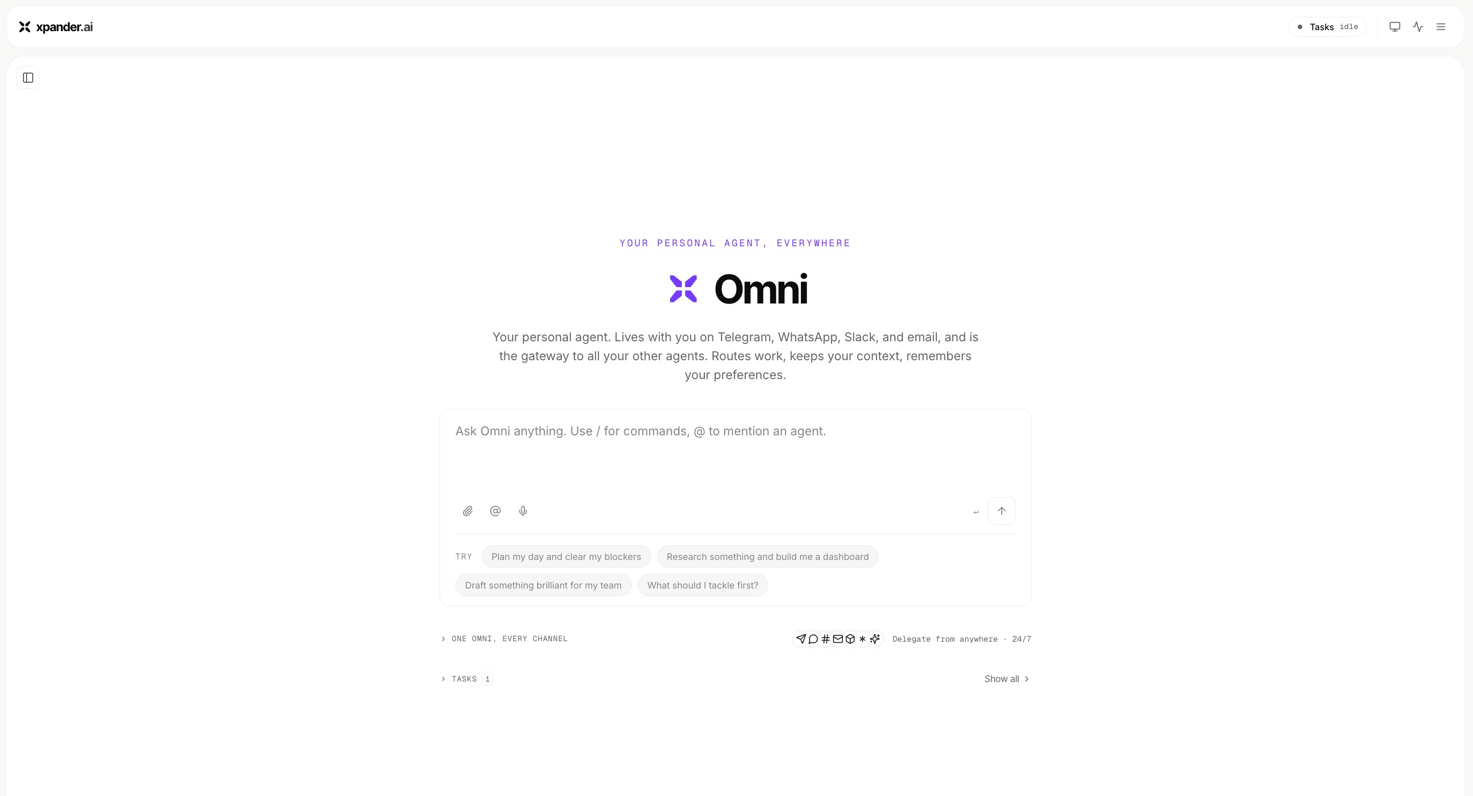 Omni interface overview