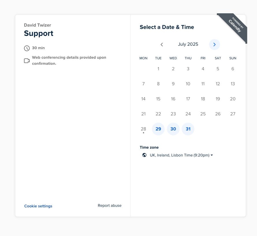 Calendly Booking