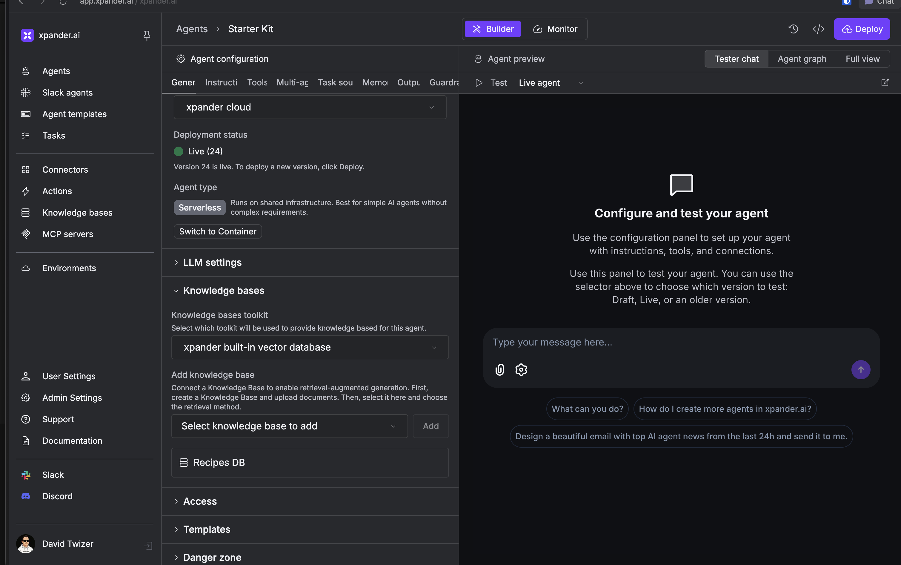 Connect Knowledge Base to Agent