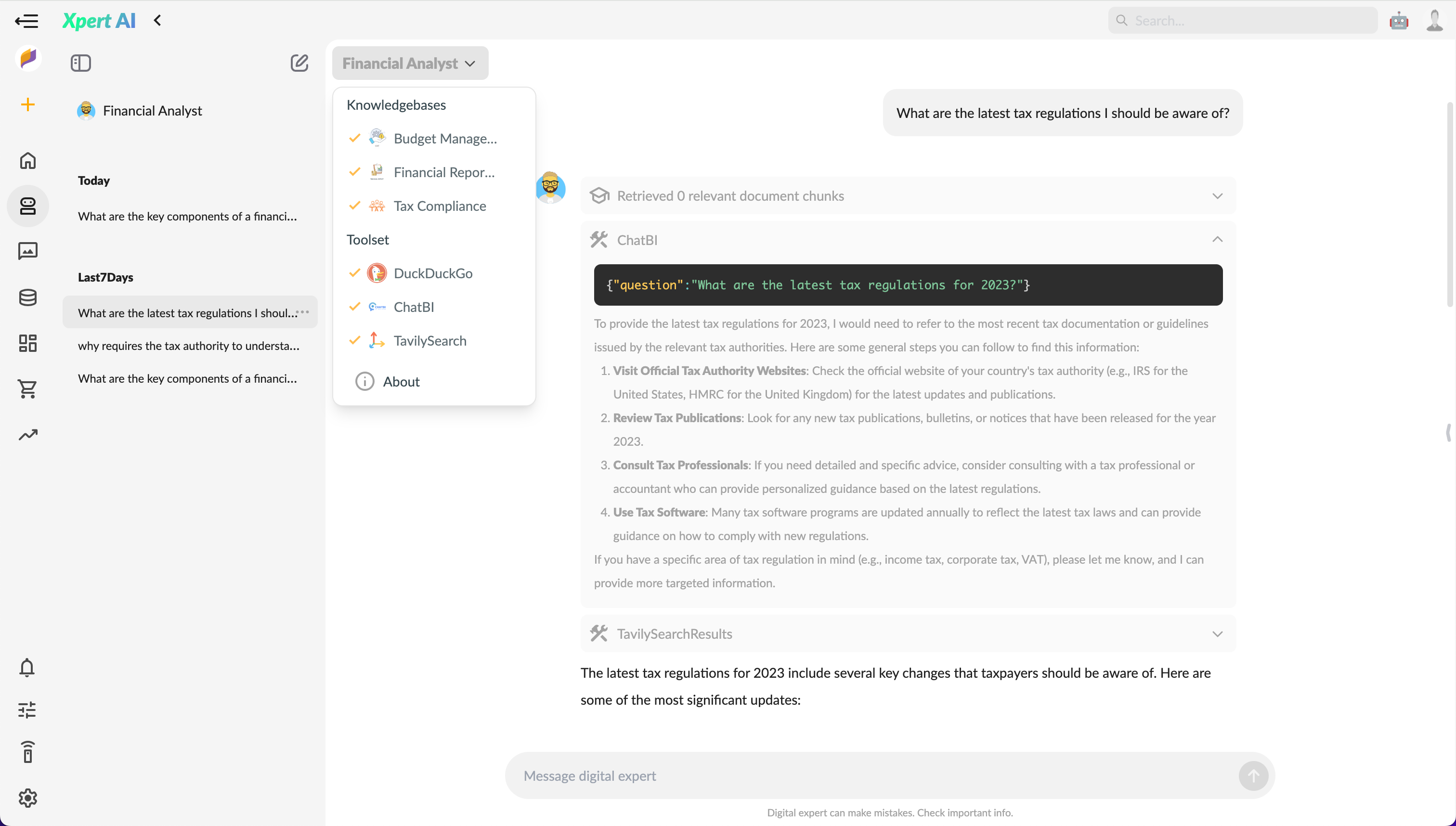 Xpert role use tools