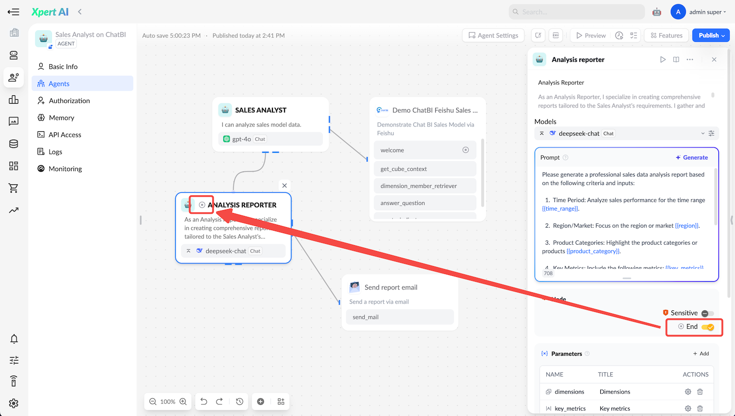 Execution Endpoint - Xpert AI