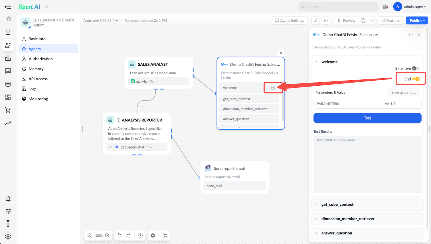 Execution Endpoint - Xpert AI