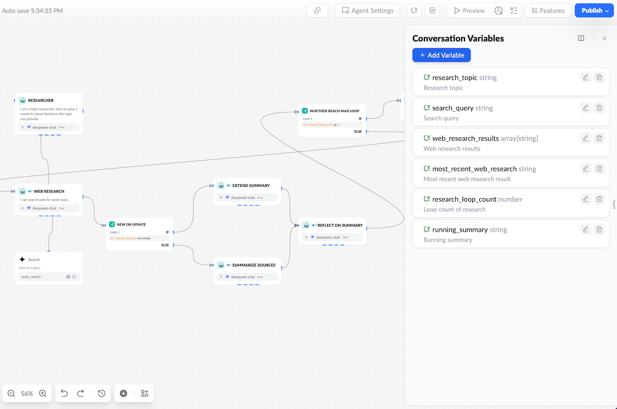 Conversation Variables - Xpert AI