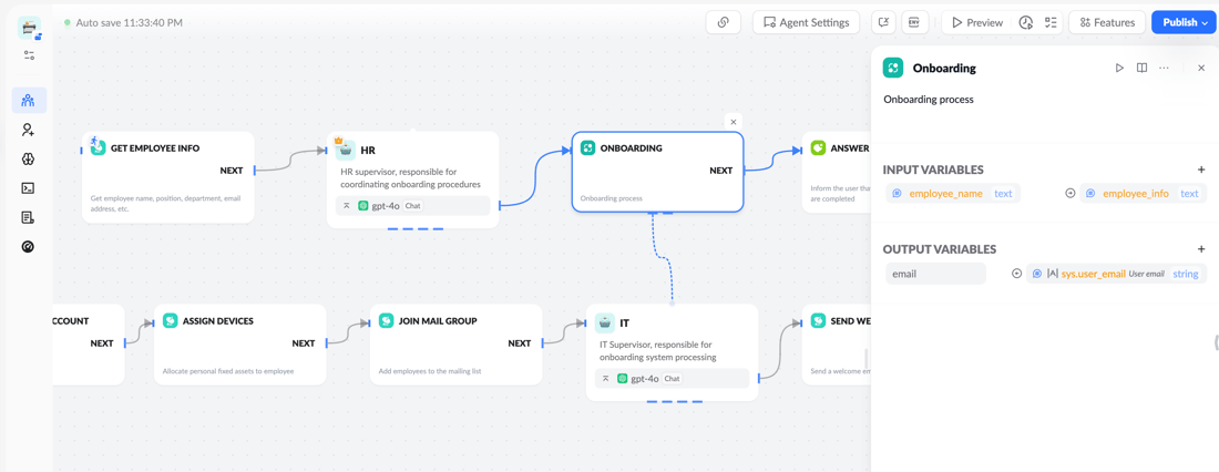 Workflow Sub Workflow Subflow - Xpert AI