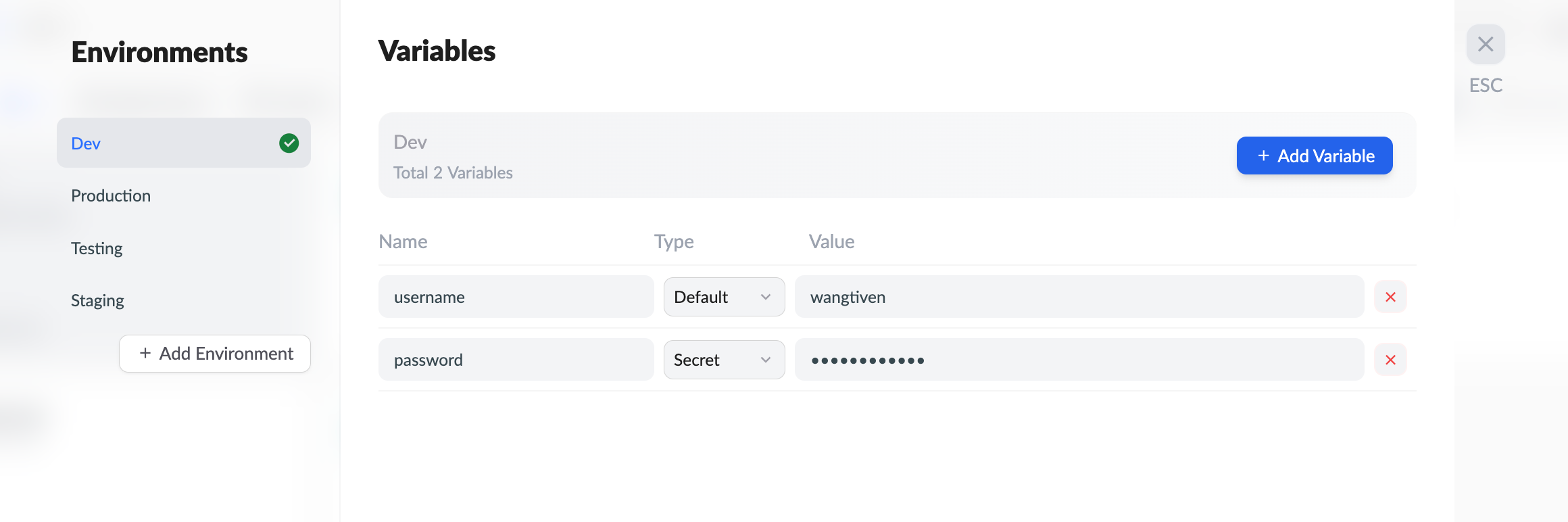 Environment Management