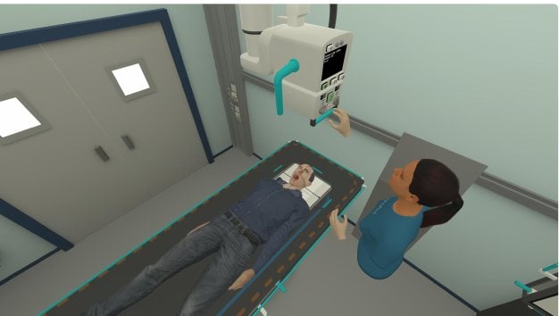 Simulator setup preview for Skull positioning