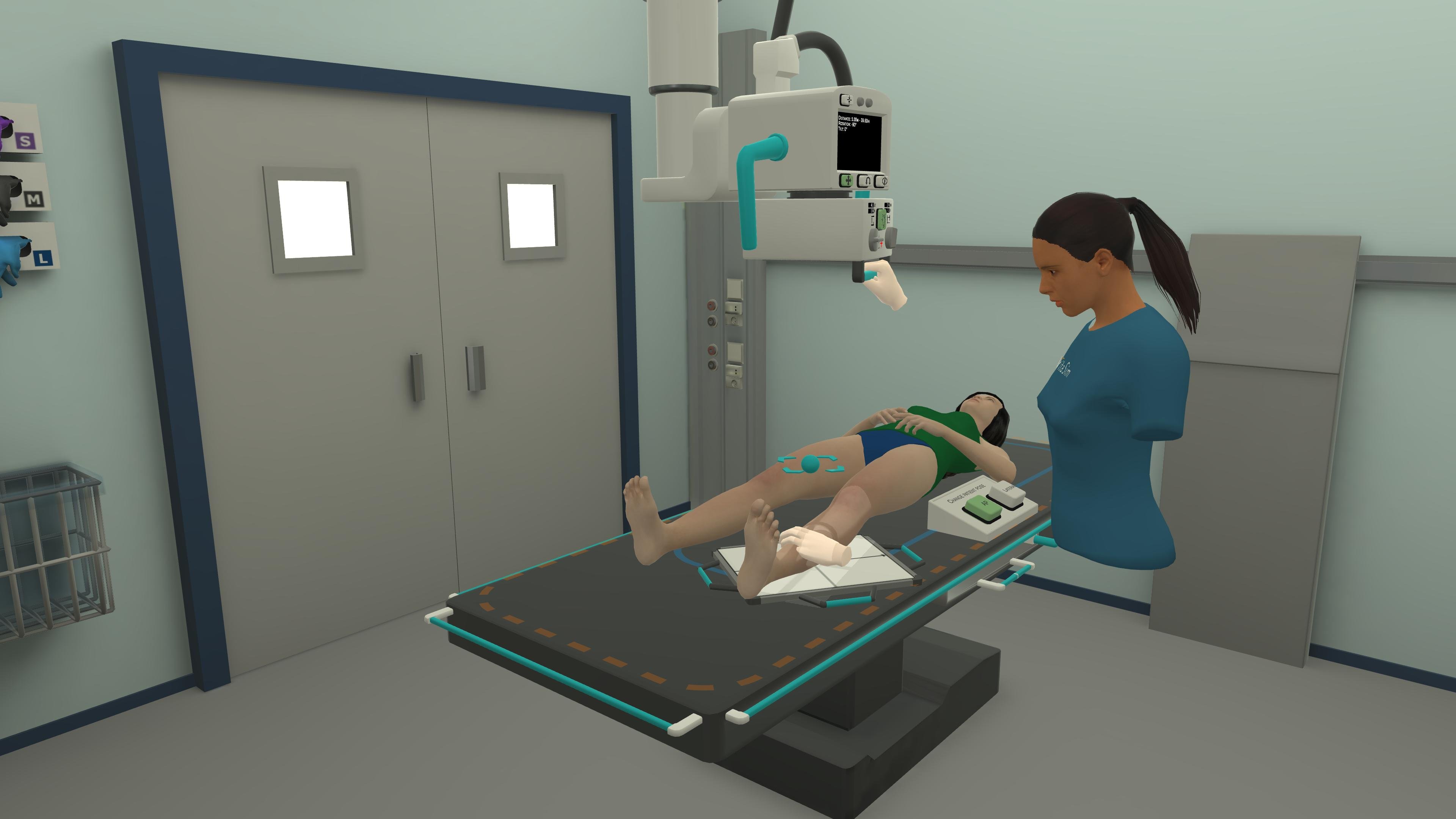 Simulator setup preview for Tibia and Fibula positioning