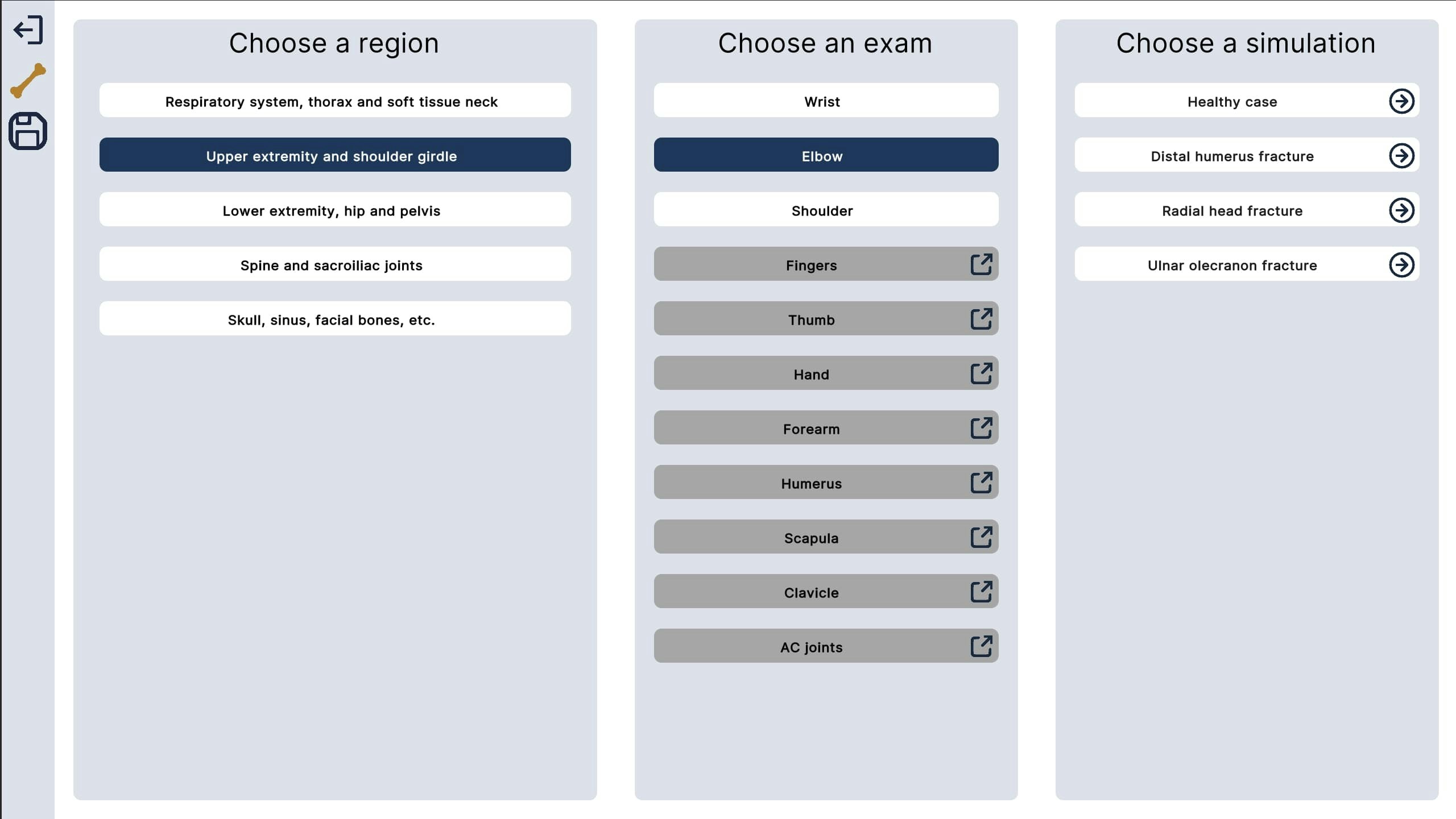 Updated desktop navigation
