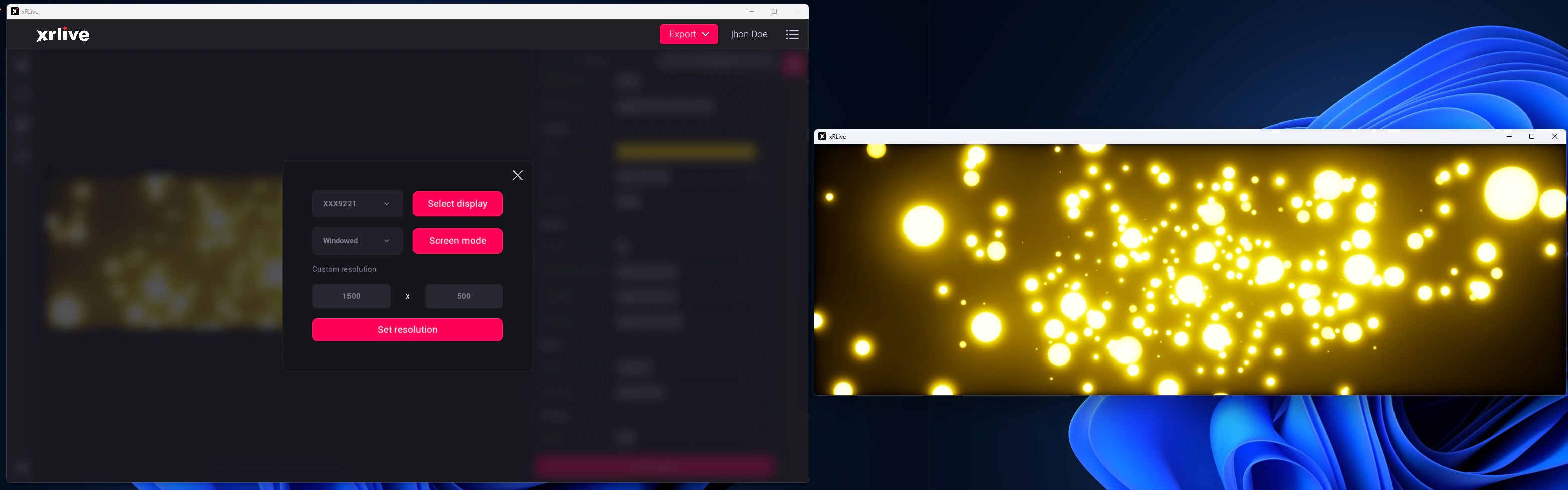 Custom resolution fields in Display settings