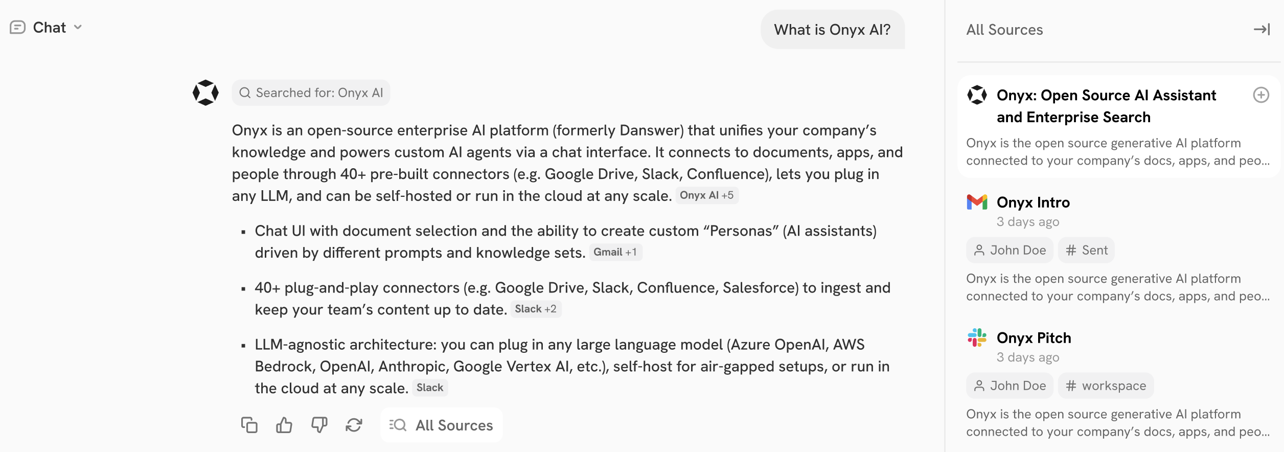 Интерфейс чата Yahont