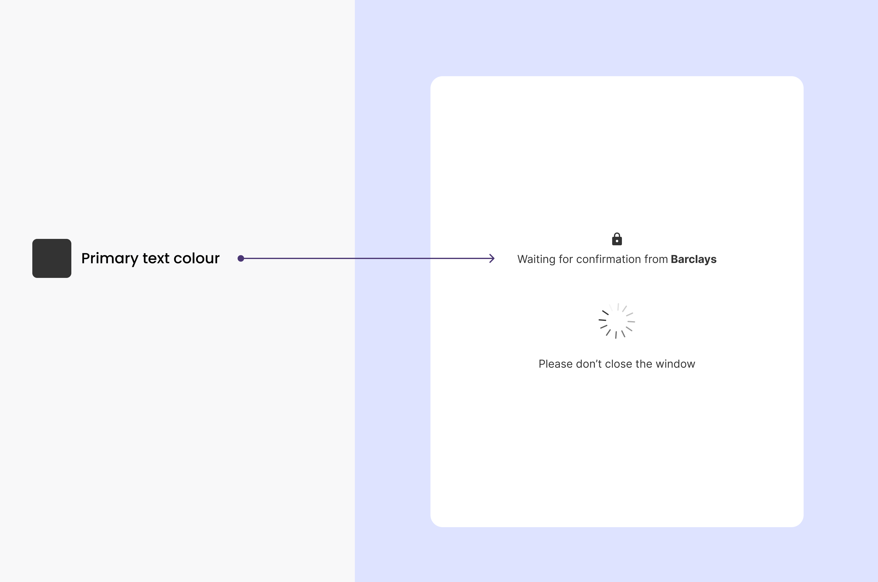 Image showing the customisation options available in the Hosted Pages screen