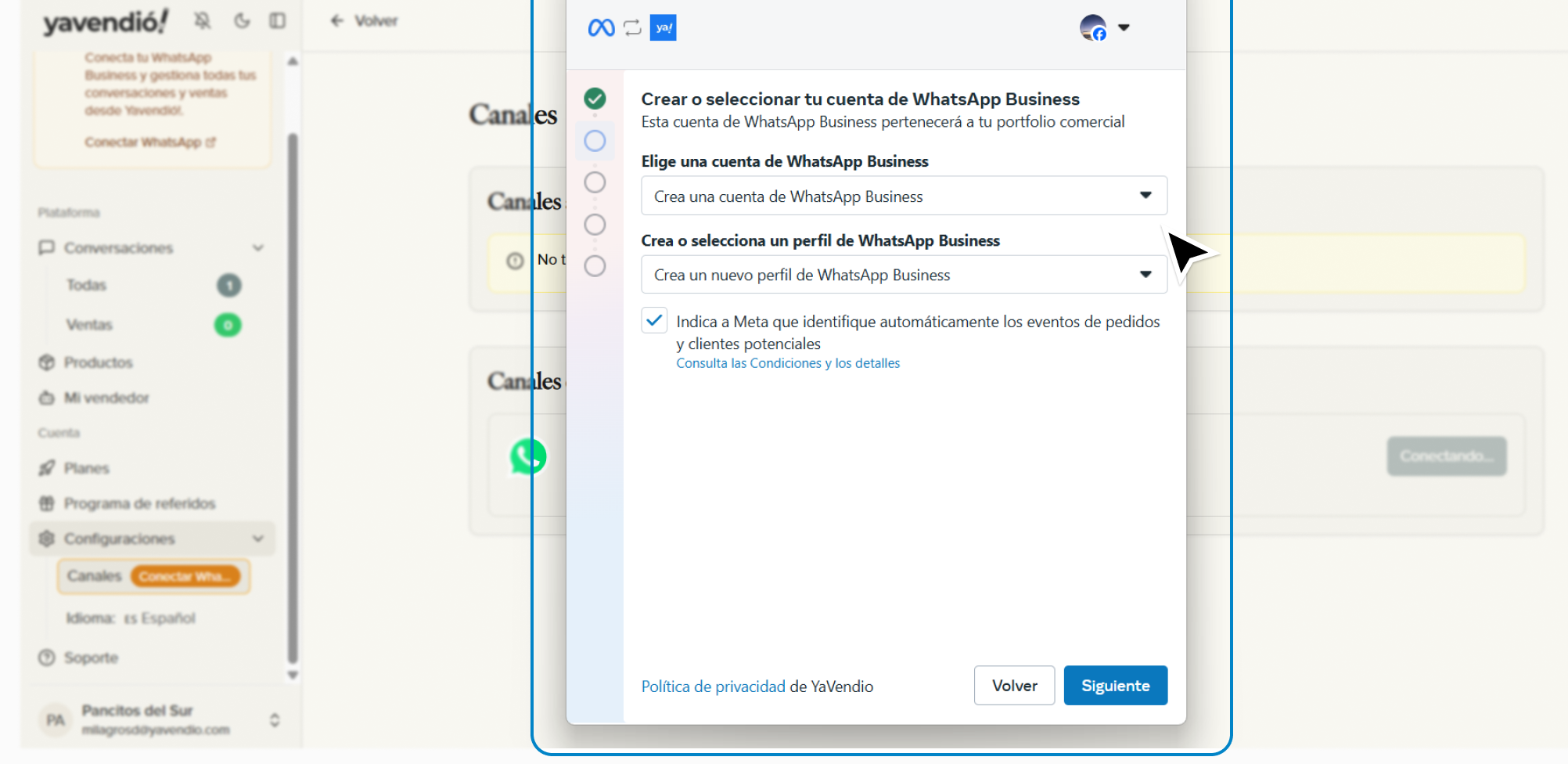 Formulario de información de la empresa
