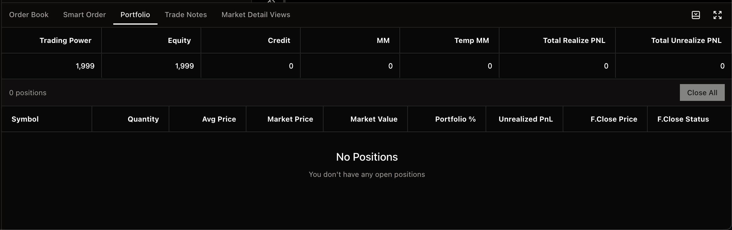 Xem danh mục đầu tư