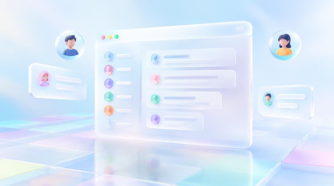 A glass community portal