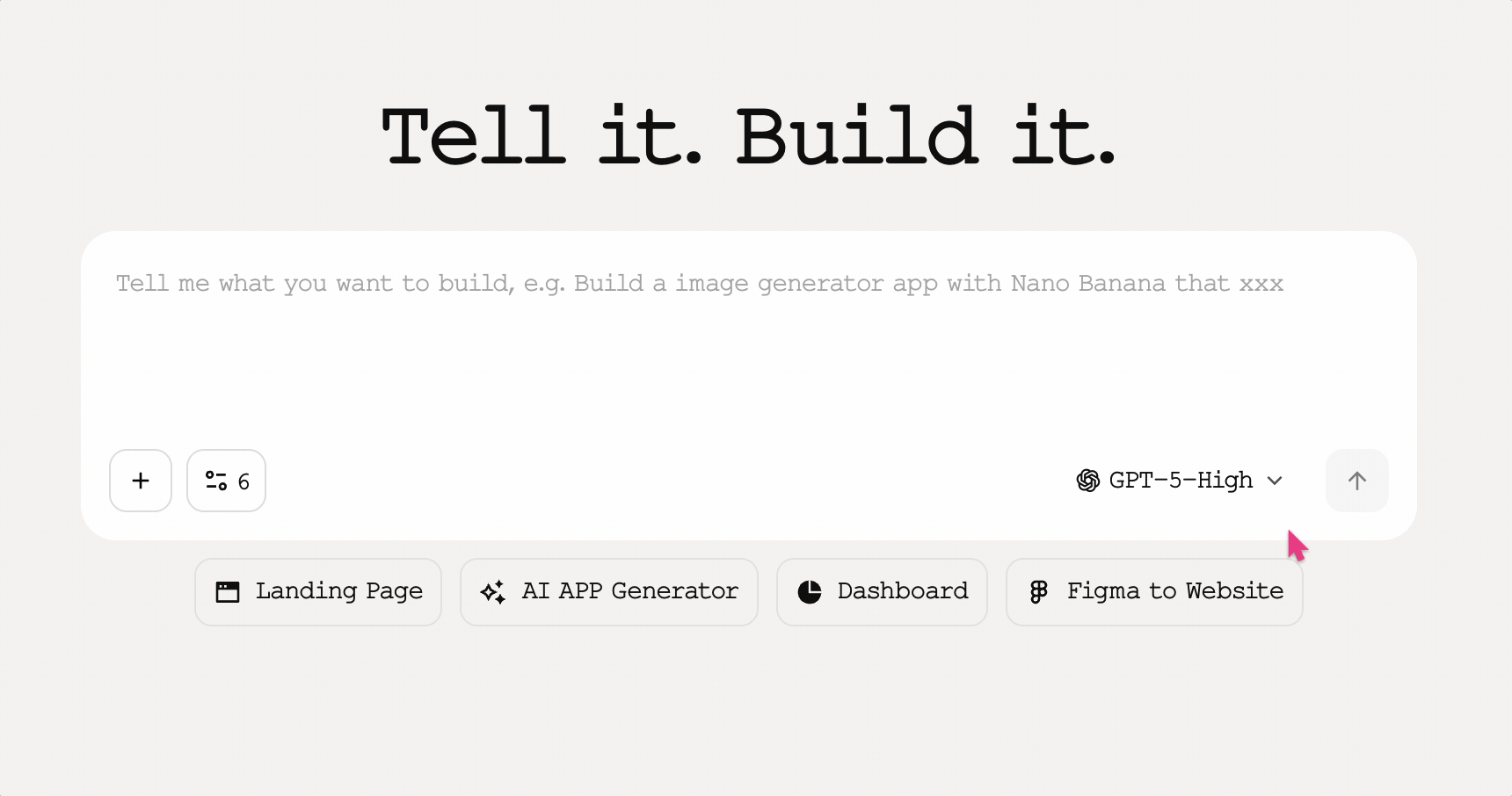 Multi-model switching interface demonstration