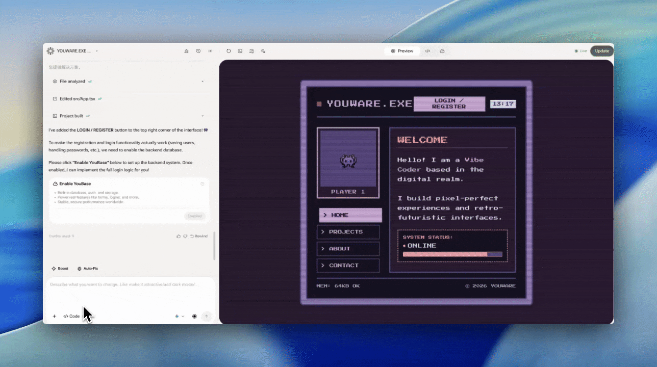 Generated assets saved to Assets folder