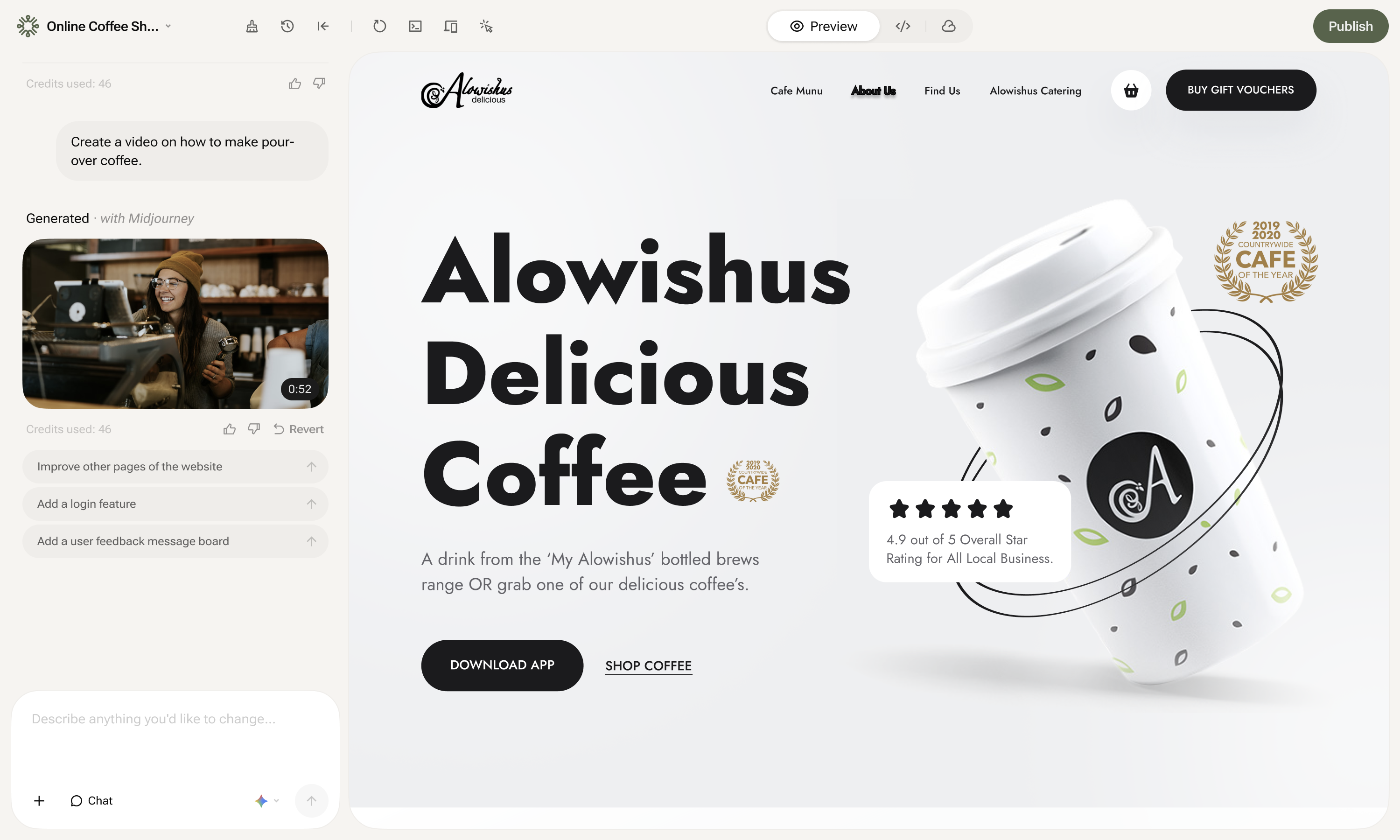 Image generation in Chat Mode